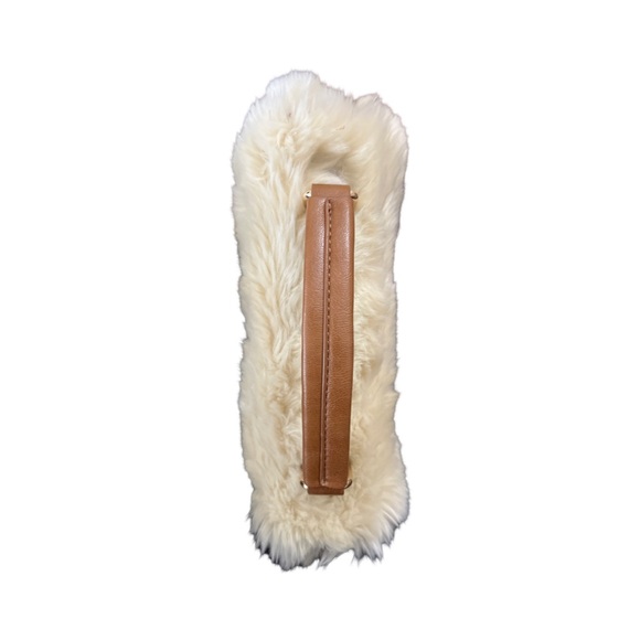 Aldo Fun Faux fur purse brass clasp cross body bag - Picture 5 of 6